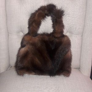 Mink handbag